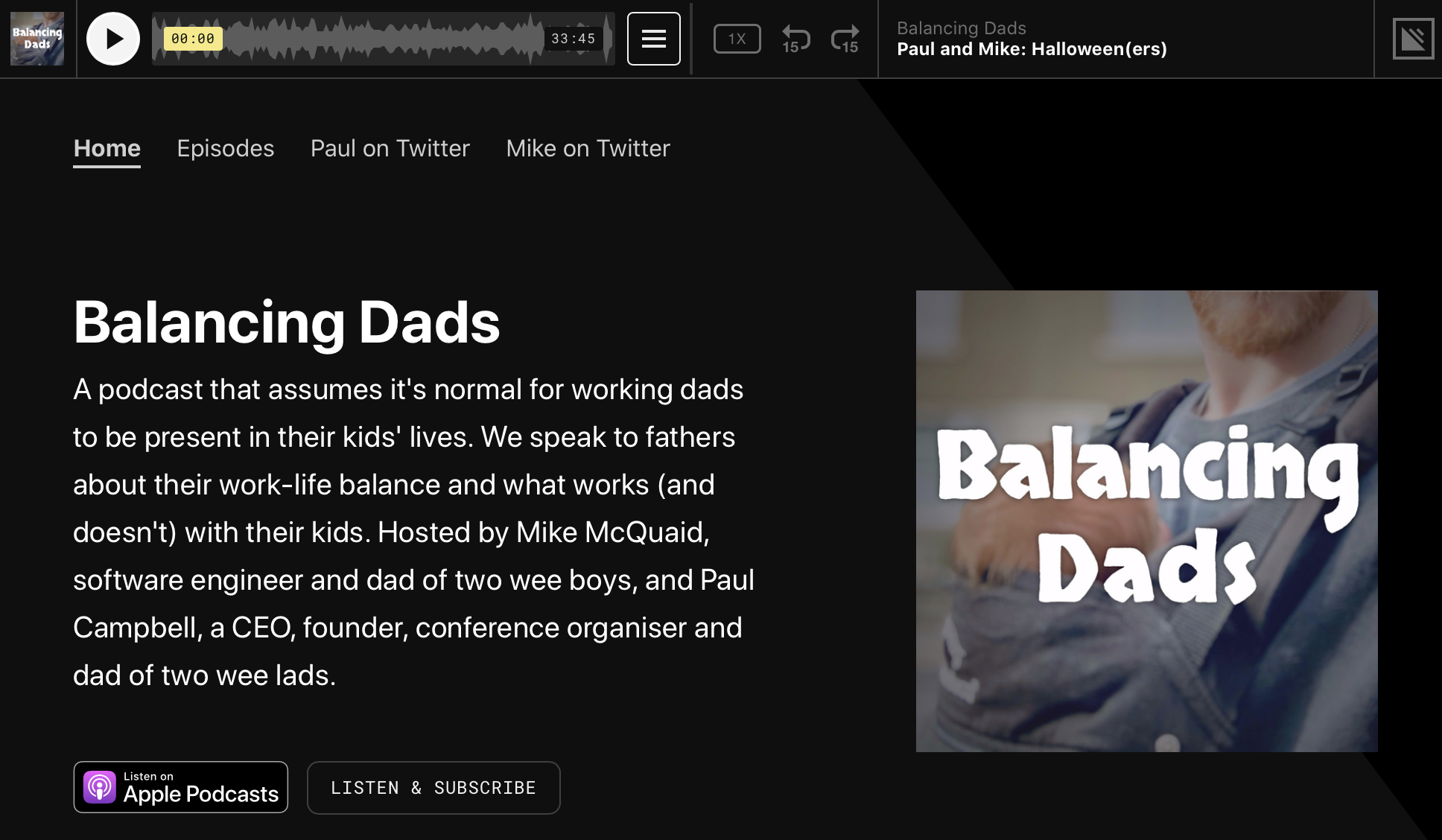 Balancing Dads