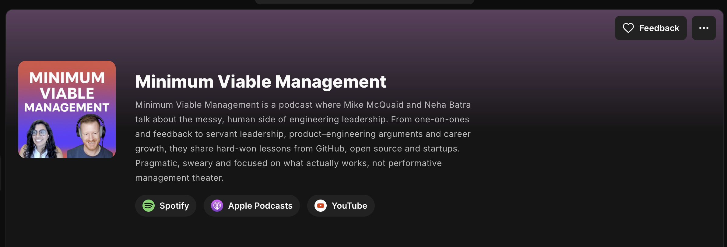 Minimum Viable Management