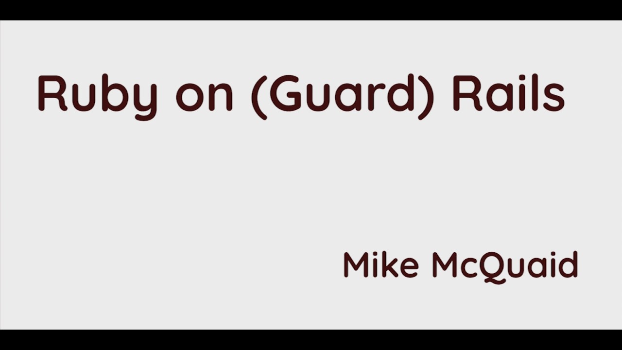 Ruby on Guard (Rails)